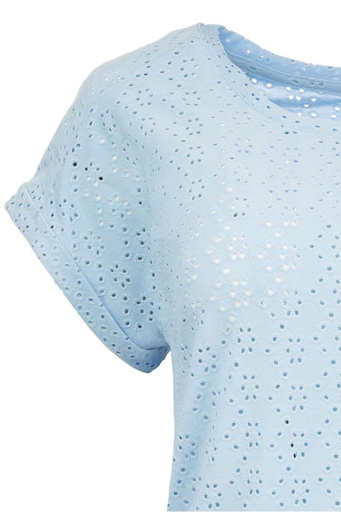 BRISIA AJOUR KNIT 25S4U15502 386 casmere blue
